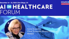 Anne Snowdon at HIMSS_ Doctor looking at brain scan on table Photo: katleho Seisa/Getty Images