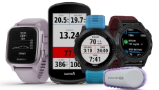 A collection of Garmin products alongside the Dexcom G6 A collection of Garmin products alongside the Dexcom G6