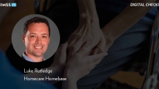 Holding hands of person in wheelchair. Photo: Kazuma seki/iStock Getty Images Plus/Headshot courtesy Luke Rutledge
