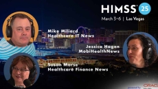 Mike Miliard, Susan Morse, Jessica Hagen HIMSS25 Day 1_Las Vegas skyline Photo by halbergman/E+/Getty Images