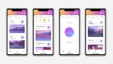 Four screenshots of the MindFi mobile app