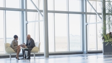 Two executives in a conference Two executives in a conference