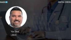 Van Steel at LBMC_Doctor using a laptop with digital icons Photo by The best photo for all/iStock/Getty Images Plus